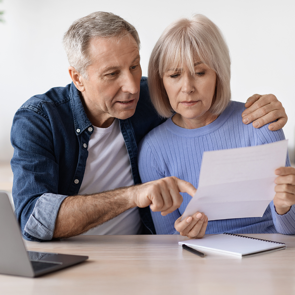 Patients reading cardiac testing preparations