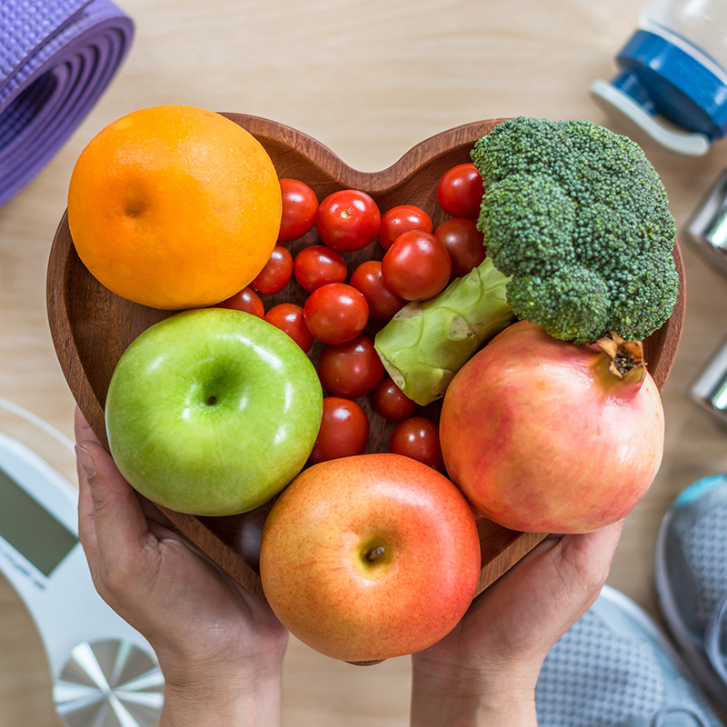 Heart healthy diet and exercise