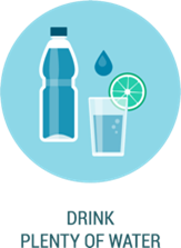 Cardiovascular Specialists of New England promoting water intake for heart wellness