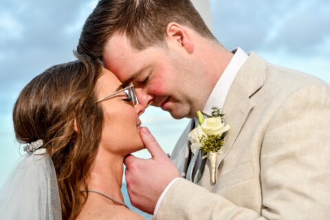 Tom Mahan on his wedding day